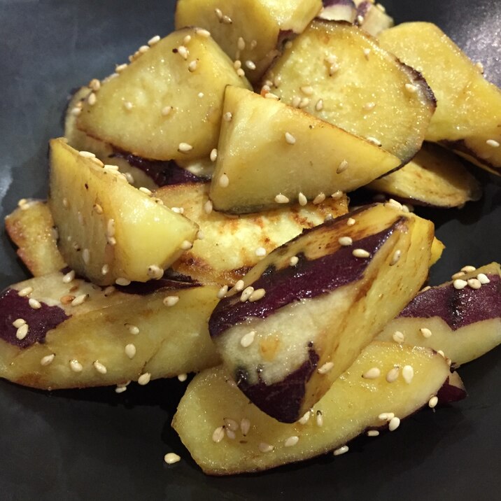 レンジで時短 さつまいものちょっぴり甘辛炒め レシピ 作り方 By Dama Espresso 楽天レシピ レンジで時短 さつまいものちょっぴり甘辛炒め レシピ 作り方 By Dama Espresso 楽天レシピ